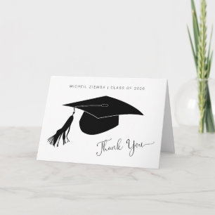 Graduações Obrigado Cartão Dobrado