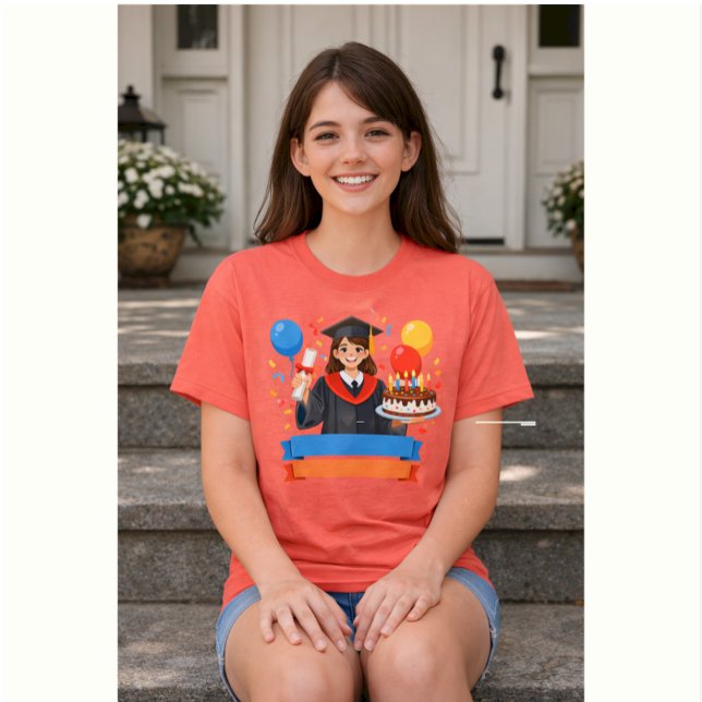 Graduation and Birthday Custom Name (Criador carregado)