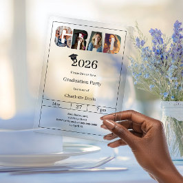 Graduation party grad photo luxury