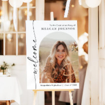 Graduation Party Photo Welcome Sign