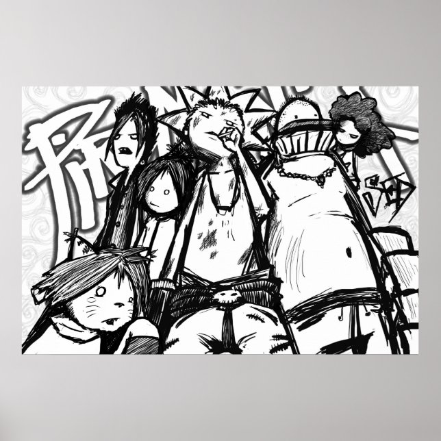 Graffiti Piromania Poster (Frente)