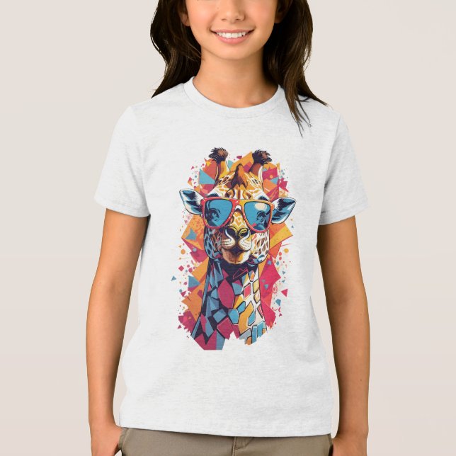 Graffiti Style Giraffe Portrait-58567 (Frente)