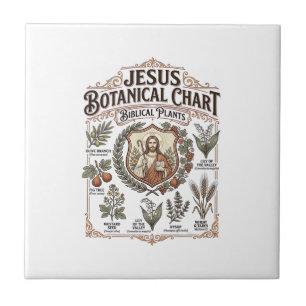 Gráfico Botânico de Jesus Plantas Bíblicas Jesus B