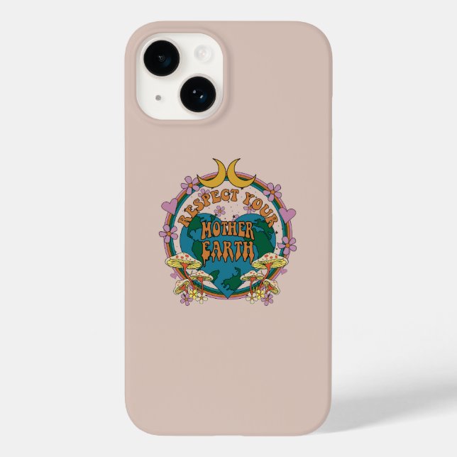 Gráfico da Terra-Mãe Retro dos anos 70 (Verso)