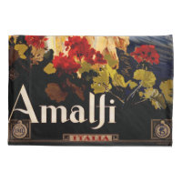 Gráfico de Arte do Poster de viagens Amalfi Itália