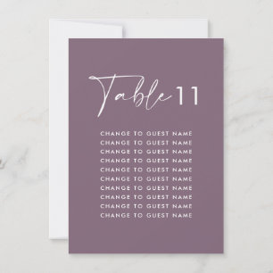 Gráfico de assentos da mesa de casamento moderna e