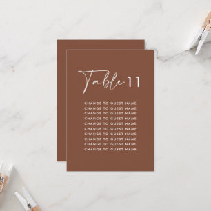 Gráfico de assentos da mesa de casamento moderna m