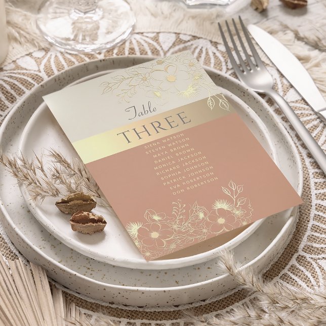 Gráfico de Assentos de Casamento em Terracota Flor (Criador carregado)