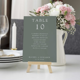 Gráfico de Assentos de Casamento Simples Minimalis