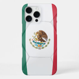 Gráfico de Bola de Futebol com Bandeira do México