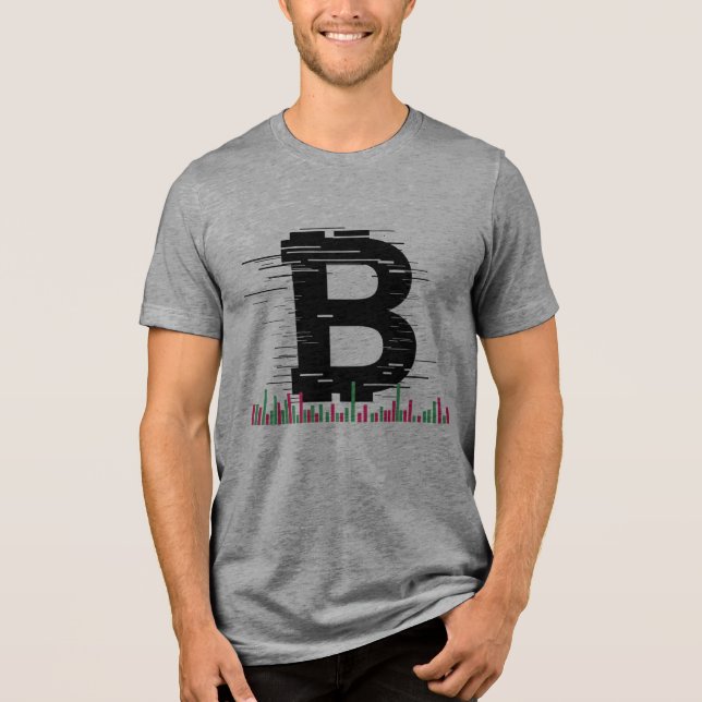 Gráfico de Candlestick de Volatilidade do Bitcoin  (Frente)