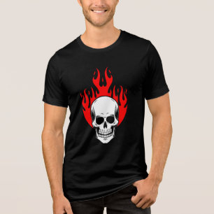 Gráfico de Caveira Flamejante