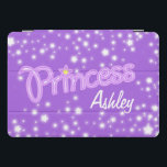 Gráfico de estrelas da princesa roxa<br><div class="desc">Mantenha seu dispositivo de princesas protegido de arranhões e fácil de identificar com essa princesa gráfica chamada cobrir de id. Personalize com seu nome,  lê princesa Ashley. Design exclusivo por www.mylittleeden.com</div>