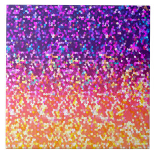 Gráfico de Glitter do azulejo