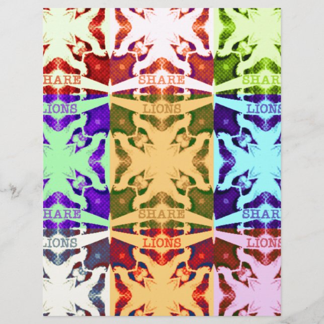 Gráfico de Pop de arte africano marcado (Frente)