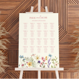 Gráfico de Sentados de Casamentos de Grande Porte 