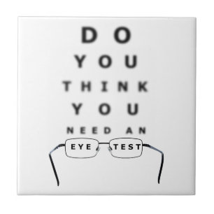 Gráfico de Teste de Olhos