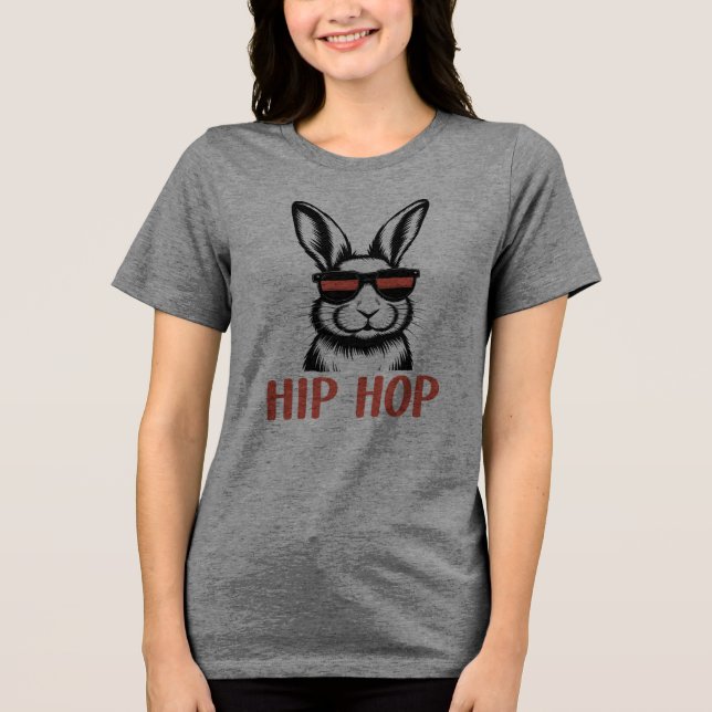 Gráfico do Coelho de Páscoa Hip Hop  (Frente)