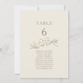 Gráfico Dourado de Casamento Elegante