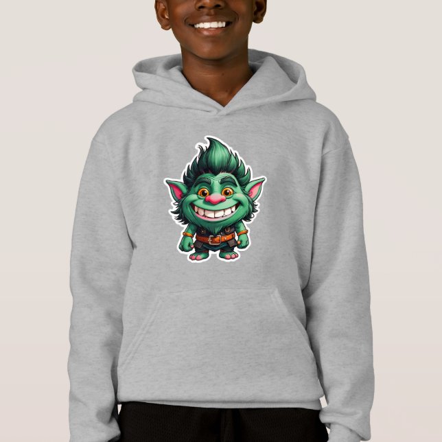 Gráfico feliz de Chibi Troll (Frente)