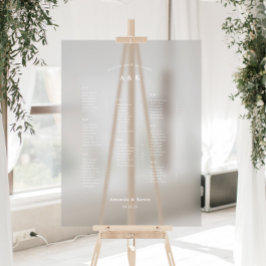 Gráfico moderno de casamento DIY