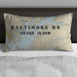 Gráfico náutico MD Latitude Longitude Baltimore
