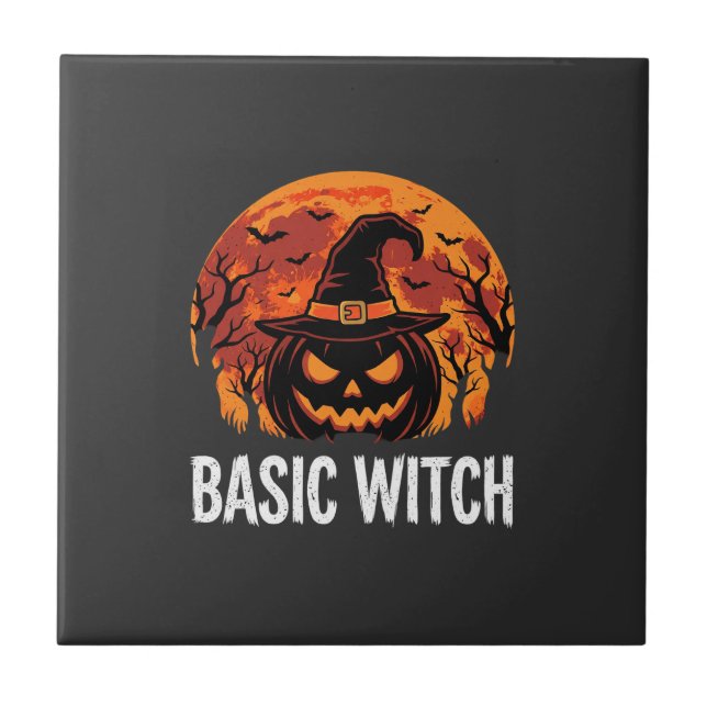 Gráficos Básicos de Halloween Feiticeira Abóbora L (Frente)
