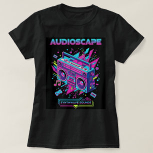Gráficos de Camiseta ZOYNK Audioscape Boom Box 004