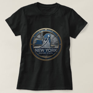 Gráficos de Camiseta ZOYNK Estado de Nova York 004