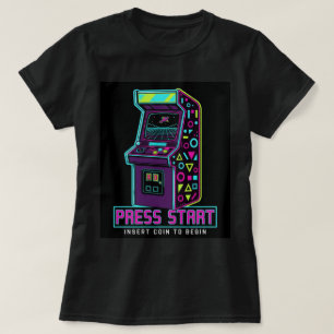 Gráficos de Camiseta ZOYNK Pressione Iniciar 00452