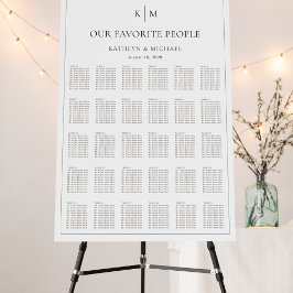 Gráficos de Mesa de Casamento de Fronteira Minimal