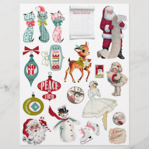 Gráficos de Natal do século Médio 1950