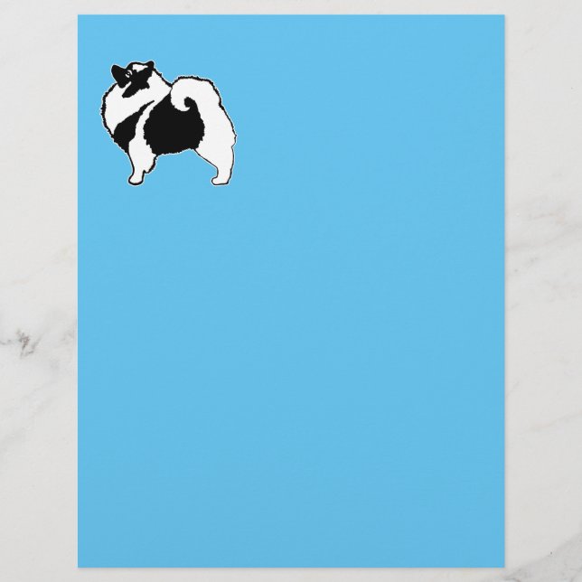 Gráficos Keeshond - Arte de Cachorro Original (Frente)