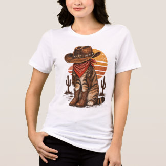 Gráficos Western de Gato Cowboy Vintage – Rodeio R