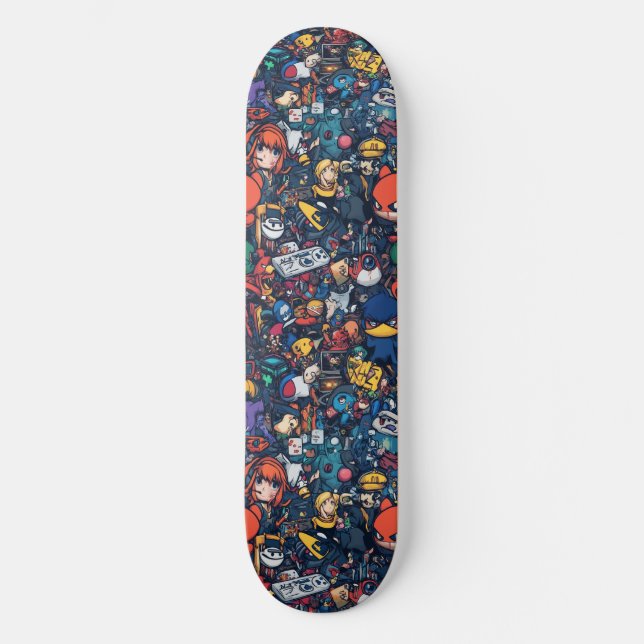 Grafite Anime Legal Design Skateboard (Frente)