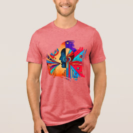 Grafite Burst - Urban Abstrato Street Art Tee
