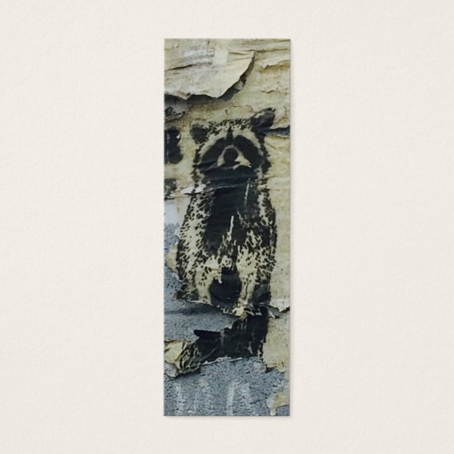 GRAFITE de Arte Urbana em Raccoon PERSONALIZÁVEL (Frente)