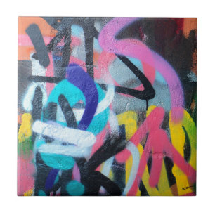 Grafite de Azulejo de cerâmica para arte na rua A