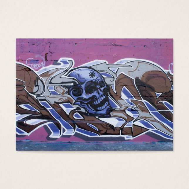 Grafite de cabeça azul (Frente)