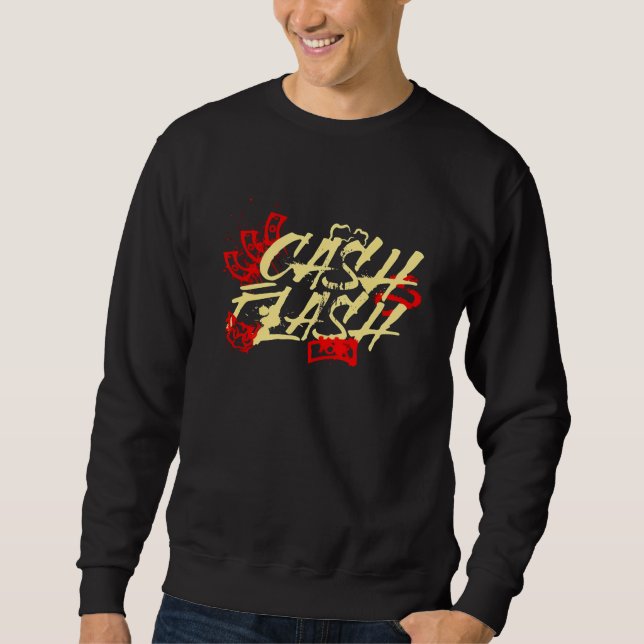 Grafite de Camisa T do Cash Flash (Frente)