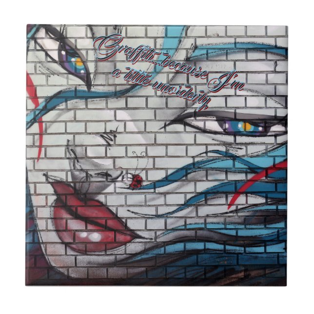 Grafite de Menina Asiática  (Frente)