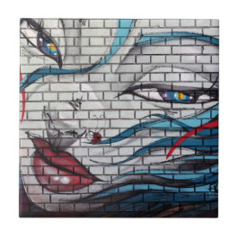 Grafite de Menina Asiática
