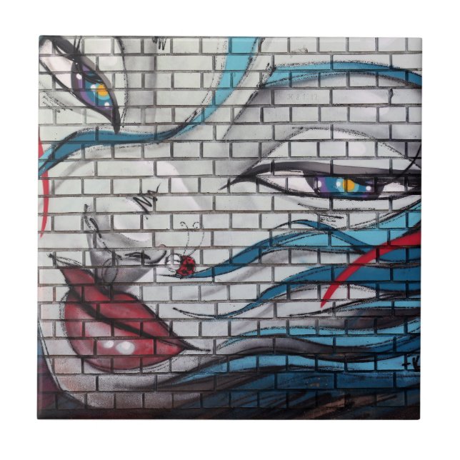 Grafite de Menina Asiática (Frente)