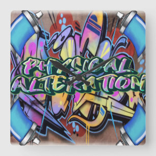 Grafite do Relógio de Parede