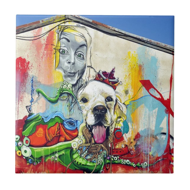 Grafite Mural Canino (Frente)
