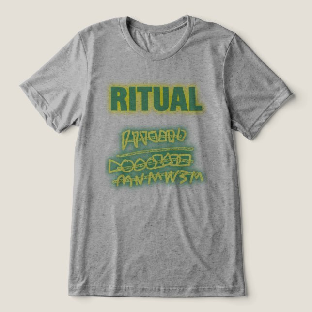 Grafite ritual brilha (Design frontal)