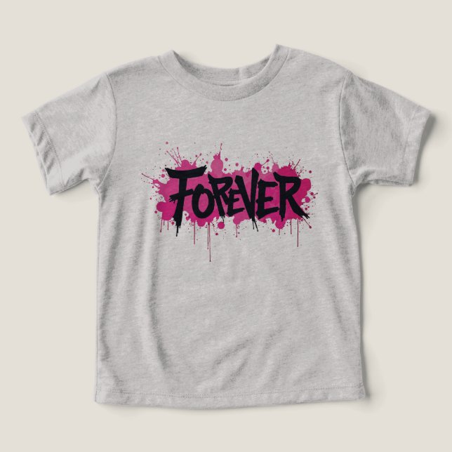 Grafite rosa quente "FOREVER" (Design frontal)