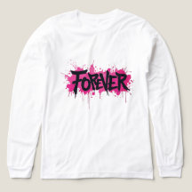 Grafite rosa quente "FOREVER"