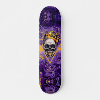 Grafite roxo e Dourado skate