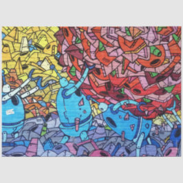 Grafite Urbano 18 Papel Tecido de Decoupage